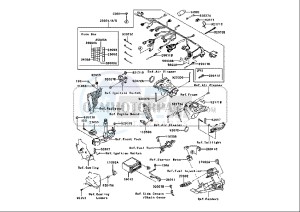 ZX-10R NINJA - 1000 cc (EU) drawing CHASSIS ELECTRICAL EQUIPMENT