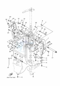 F250HET drawing FRONT-FAIRING-BRACKET