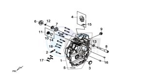 MAXSYM 600 I ABS EXECUTIVE EURO4 L7 drawing CRANKCASE RIGHT / START MOTOR