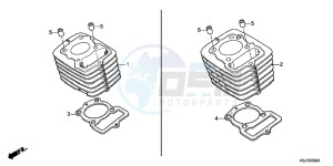 CRF100FC drawing CYLINDER