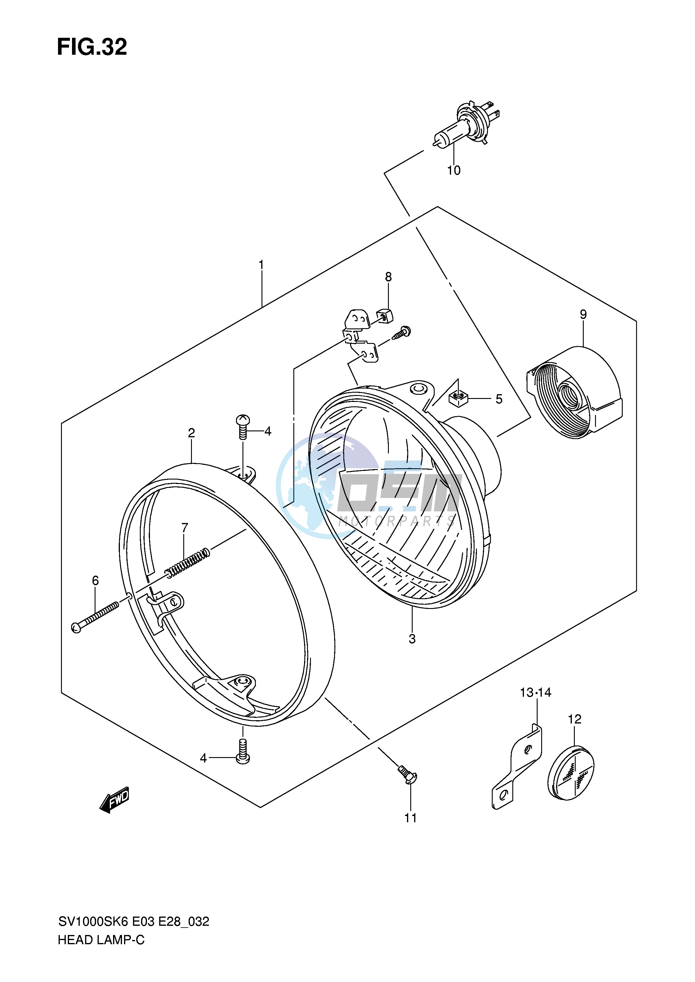 HEADLAMP (SV1000)