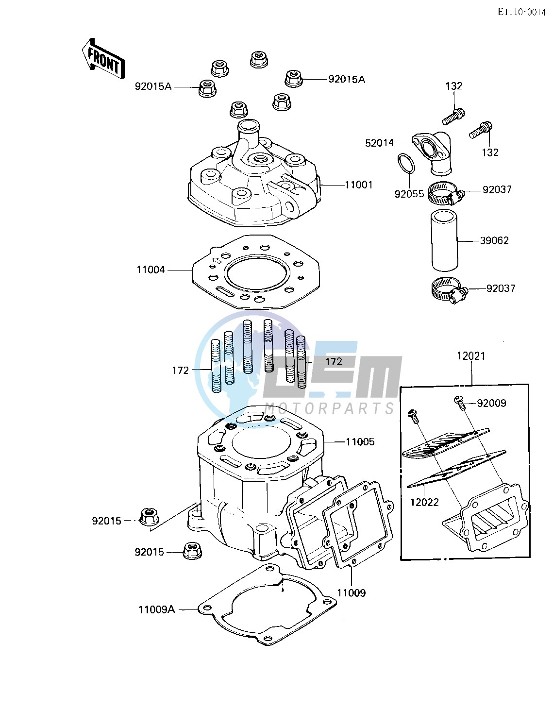 CYLINDER HEAD_CYLINDER_REED VALVE -- 85 A2- -