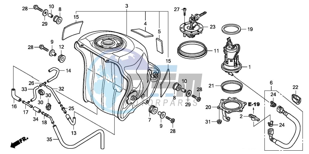 FUEL TANK/FUEL PUMP