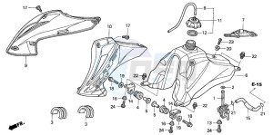 CRF230F drawing FUEL TANK (CRF230F3/4/5/6/7)