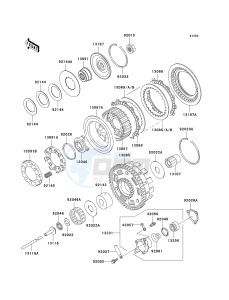 VN 1500 E [VULCAN 1500 CLASSIC] (E2-E6) [VULCAN 1500 CLASSIC] drawing CLUTCH