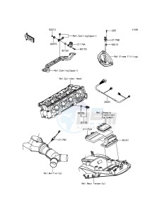 ZZR1400 ABS ZX1400FFF FR GB XX (EU ME A(FRICA) drawing Fuel Injection