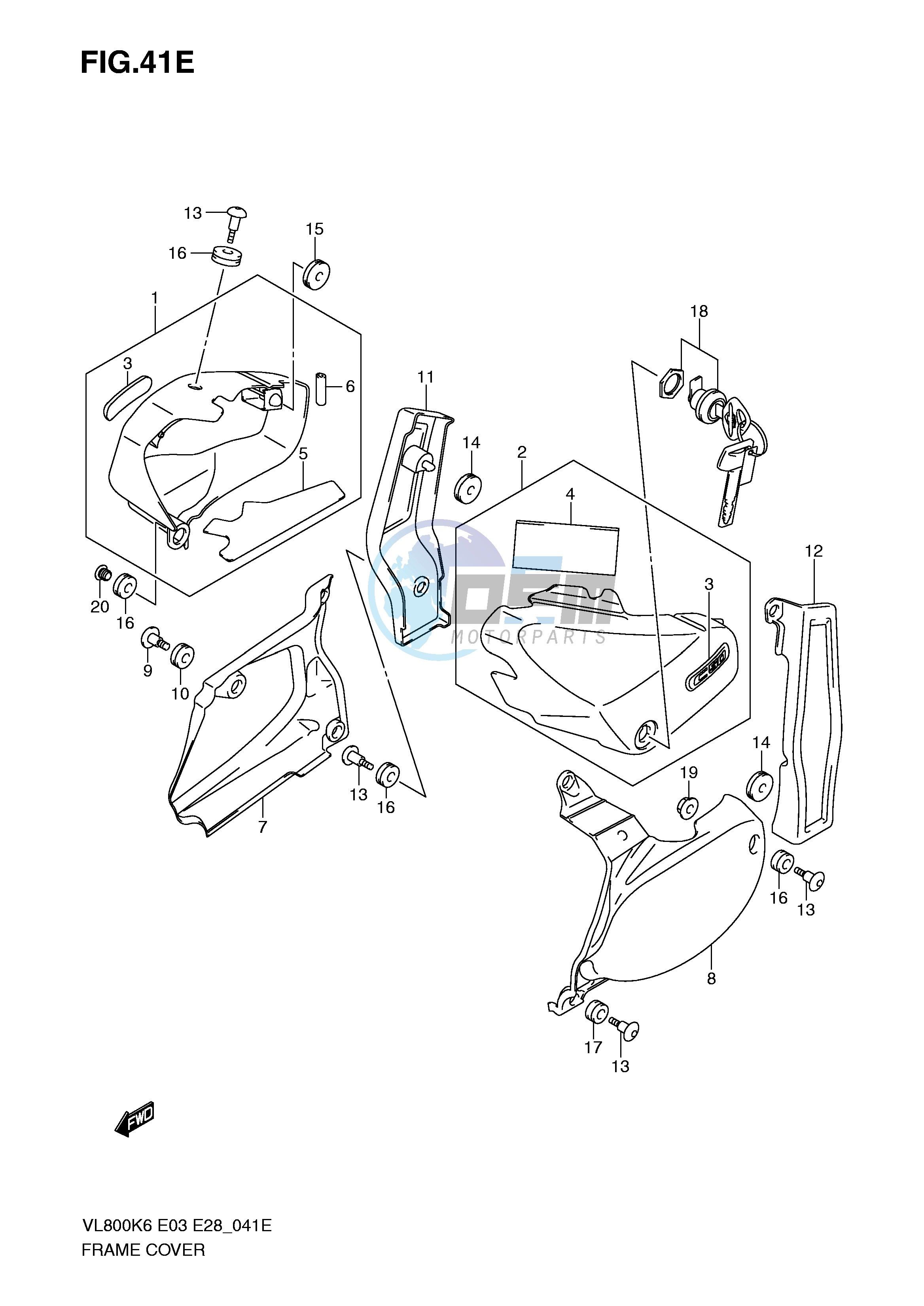 FRAME COVER (MODEL K9)