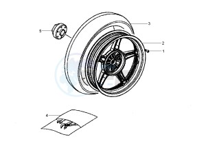 NRG POWER DT 50 drawing Rear Wheel