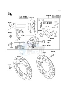 VN1700 CLASSIC VN1700E9F GB XX (EU ME A(FRICA) drawing Front Brake