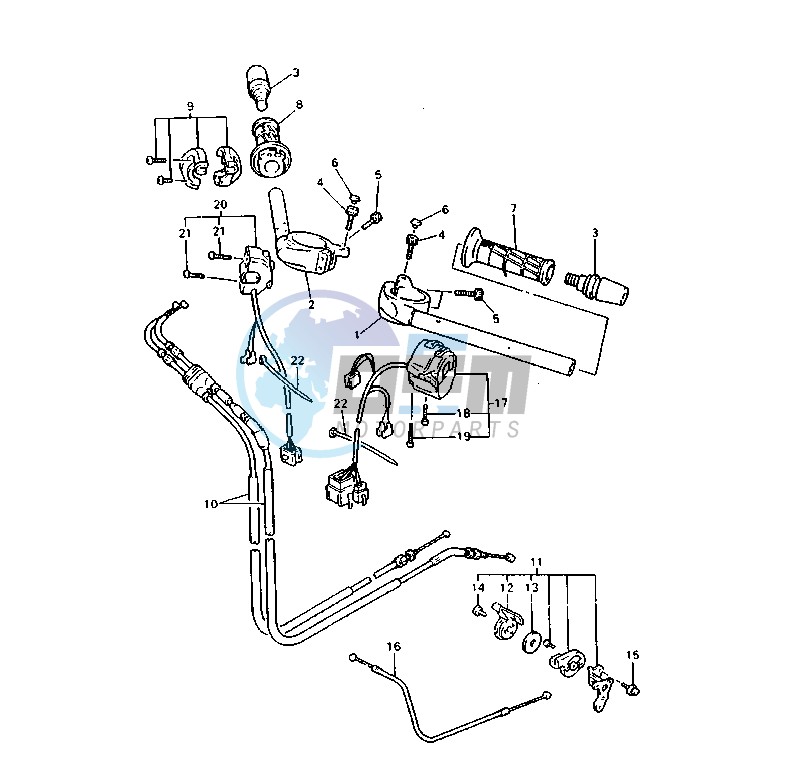 STEERING HANDLE -CABLE