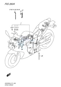 GSX-250 RA drawing WIRING HARNESS