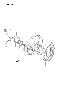 LT-F160 (P3) drawing FRONT WHEEL BRAKE