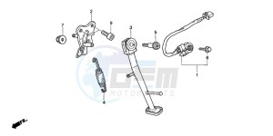 CBR1000RR drawing STAND