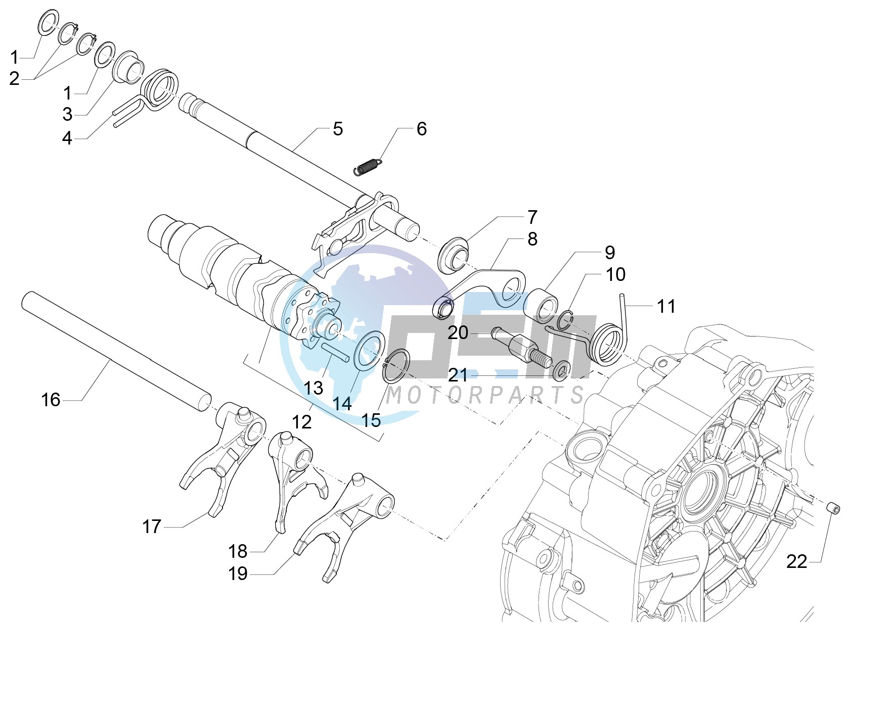 Gear box selector