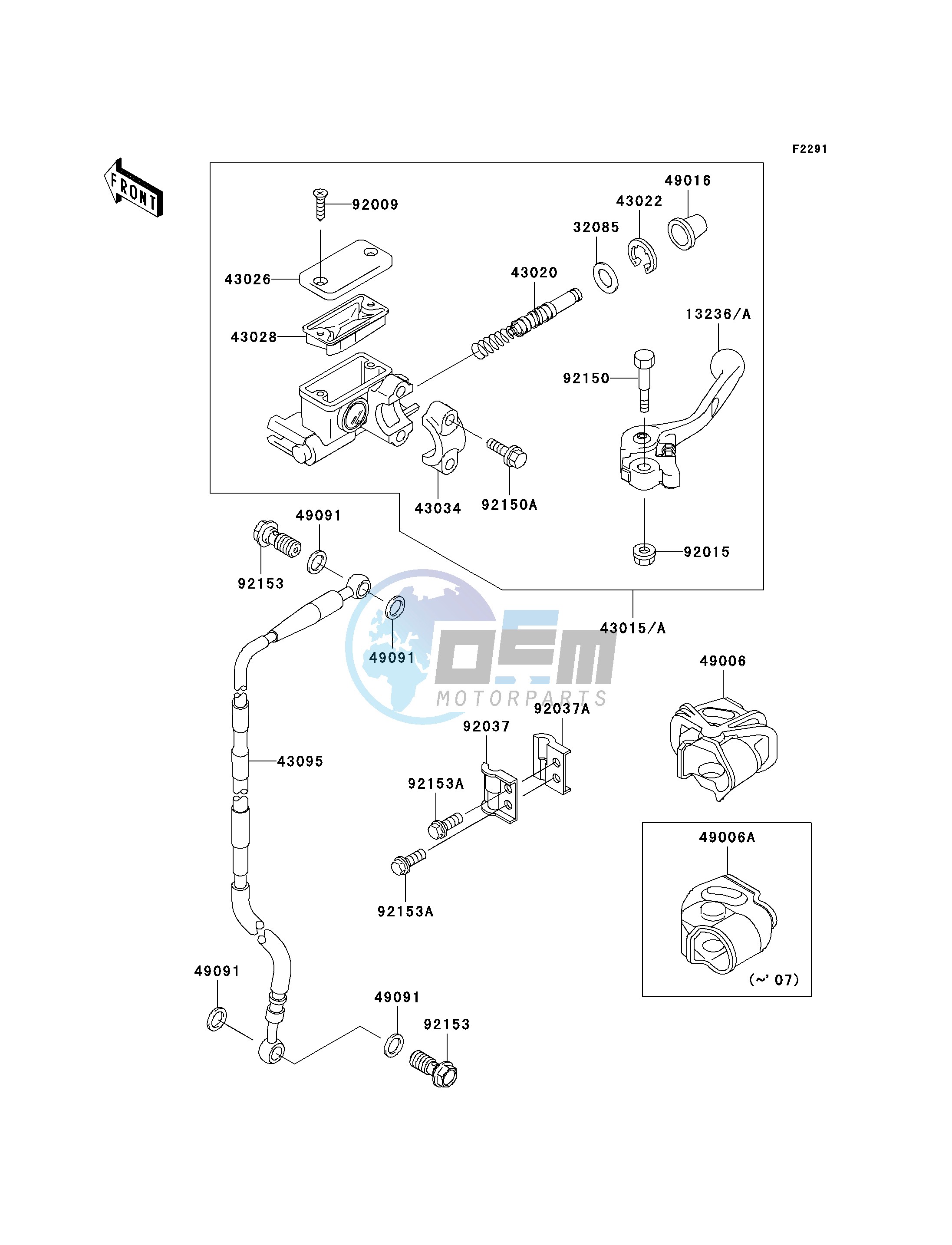 FRONT MASTER CYLINDER