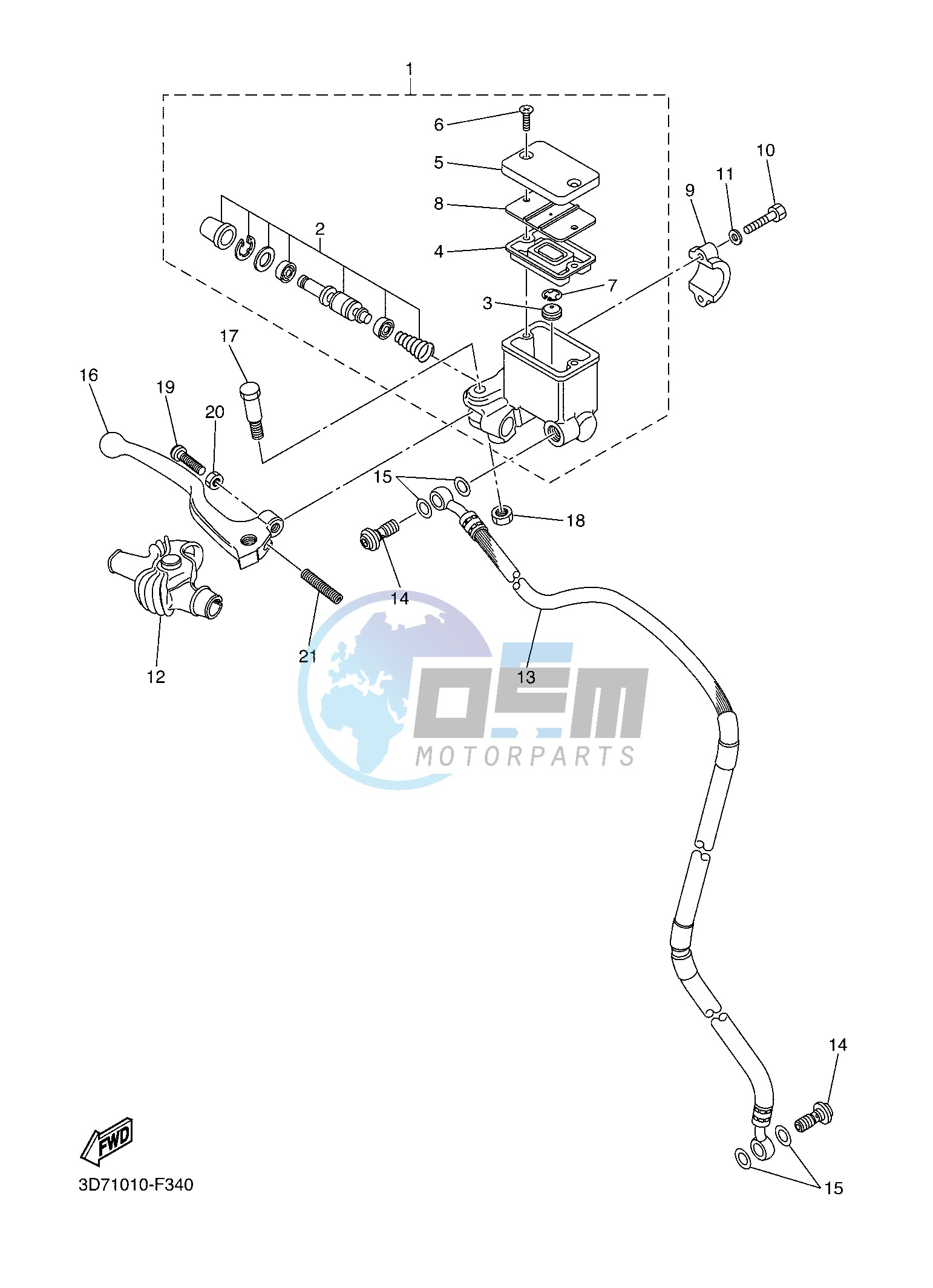 FRONT MASTER CYLINDER