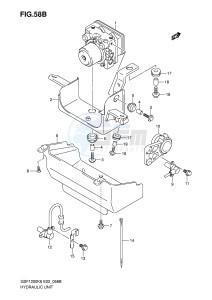 GSF1200 (E2) Bandit drawing HYDRAULIC UNIT (GSF1200AK6 SAK6)