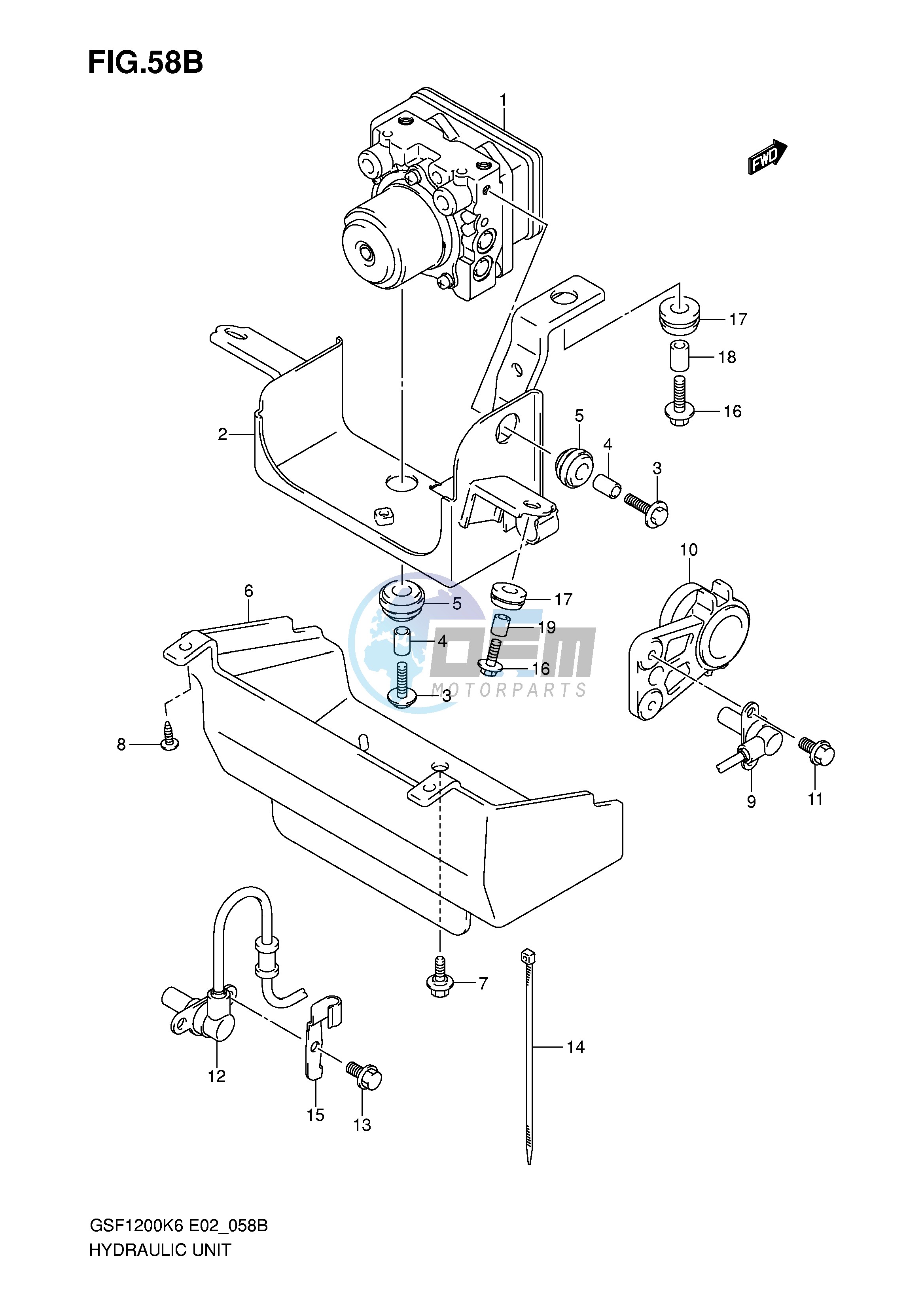 HYDRAULIC UNIT (GSF1200AK6 SAK6)