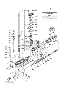 F40BEDL drawing LOWER-CASING-x-DRIVE-1