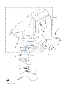 XVS1300CU XVS1300 CUSTOM XVS1300 CUSTOM (2SS8) drawing SEAT