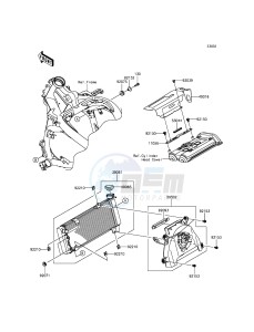 VERSYS_650_ABS KLE650FFF XX (EU ME A(FRICA) drawing Radiator