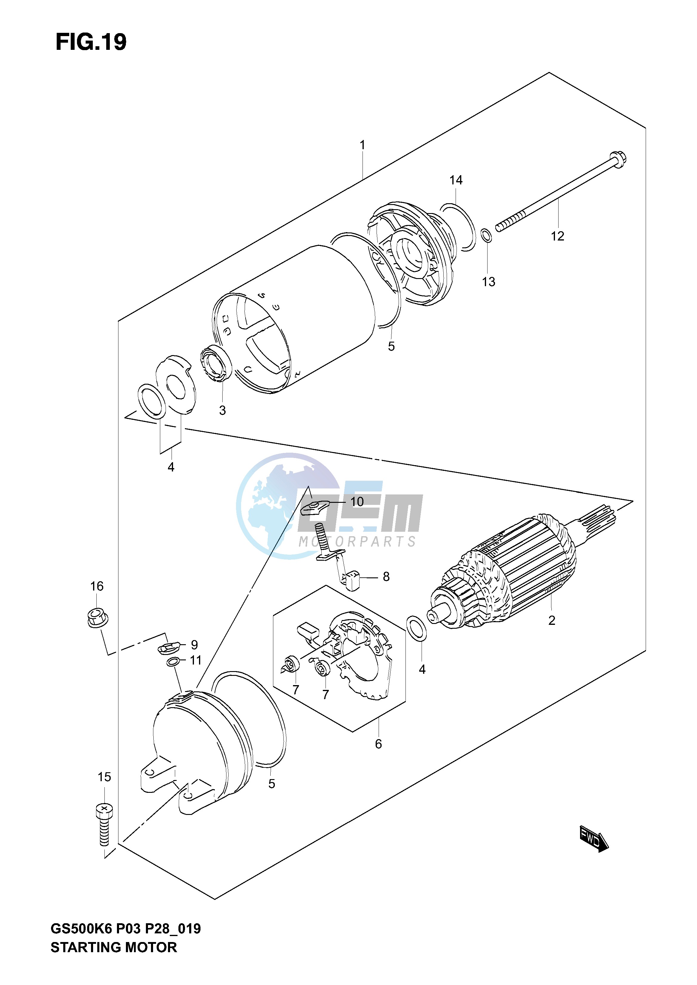 STARTING MOTOR