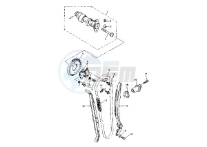 XT Z TENERE 660 drawing CAMSHAFT -CHAIN