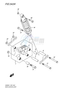 SV650 ABS EU drawing REAR CUSHION LEVER