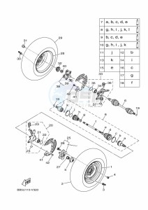 YFM450FWB KODIAK 450 (BJ5K) drawing FRONT WHEEL