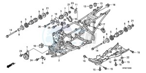 TRX420FMA Australia - (U / 2U 4WD) drawing FRAME BODY