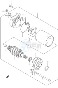 GZ250 (K3) drawing STARTING MOTOR