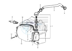 X9 200 drawing Oil drain valve