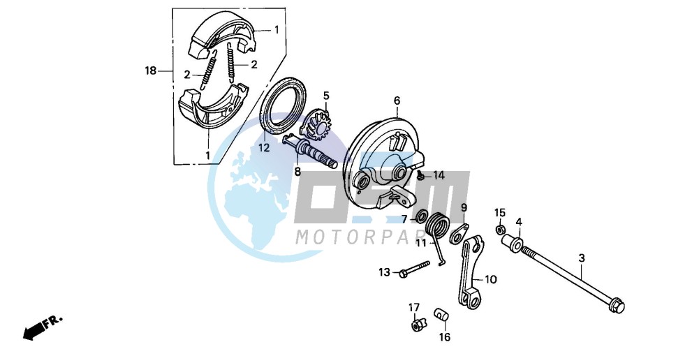 FRONT BRAKE PANEL