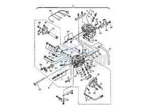 XVS DRAG STAR 650 drawing CARBURETOR MY97