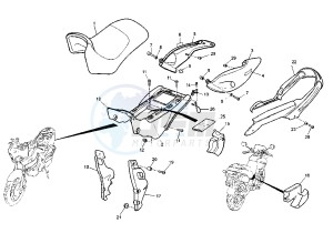 GRAND CANYON 900 drawing SEAT-SIDE COVER