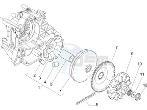 Zip & Zip 100 drawing Driving pulley