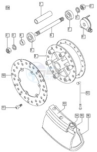 STREETMATE_24-45kmh_K3-K7 50 K3-K7 drawing Front wheel