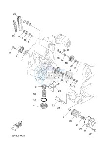 YP400RA X-MAX 400 ABS X-MAX (1SDC 1SDC 1SDC 1SDC) drawing OIL PUMP