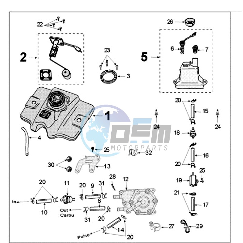 TANK AND PUMP TAIYOGIKEN FUEL PUMP