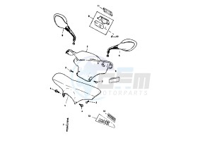 YM BREEZE 50 drawing COWLING