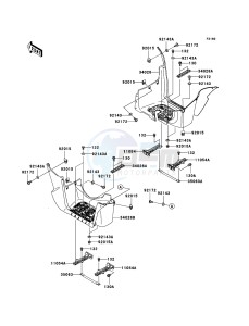 KVF750_4X4 KVF750D9F EU GB drawing Footrests