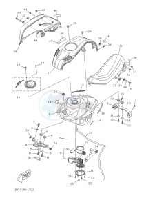 YZF125-A YZF-R125 (B5G3) drawing FUEL TANK