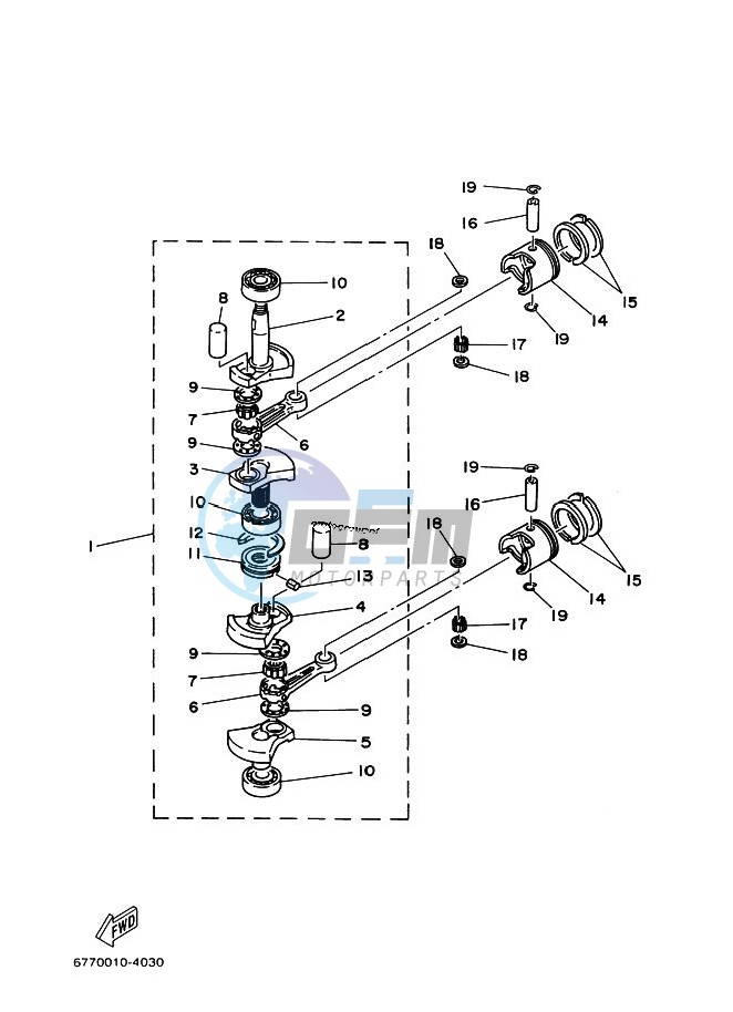 CRANKSHAFT--PISTON