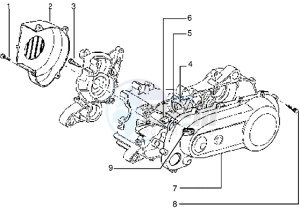 Zip 95 drawing Clutch cover-scrool cover