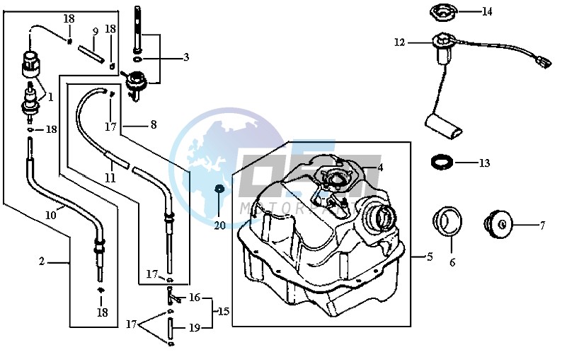 FUEL TANK - FUEL CUT