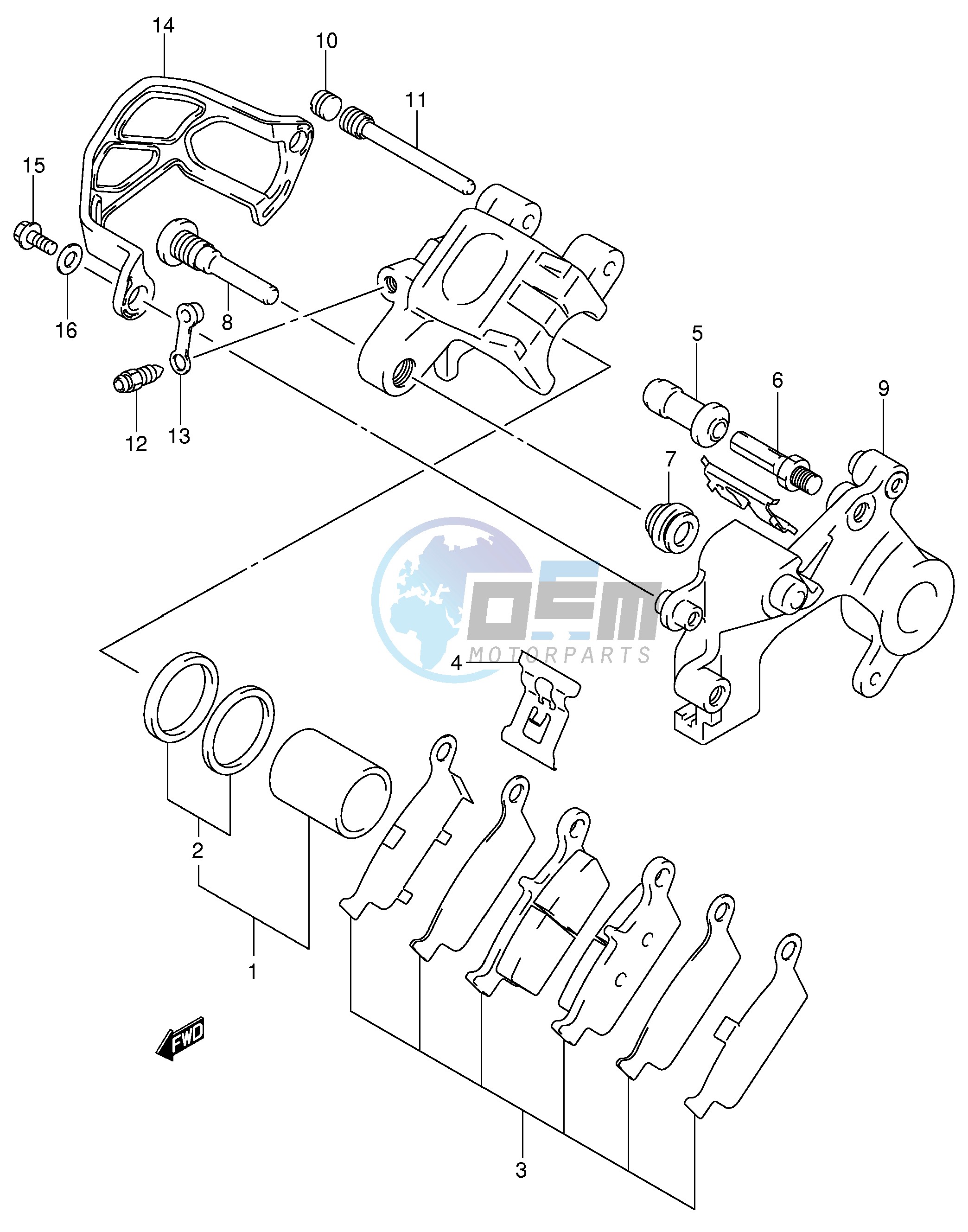 REAR CALIPER