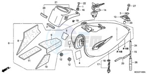 VT750CA9 Ireland - (EK / MME ST) drawing FUEL TANK