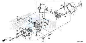 TRX420FA5G TRX420F Europe Direct - (ED) drawing MAIN VALVE BODY