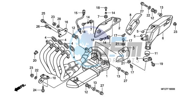 EXHAUST MUFFLER