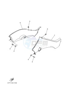 YFM350R YFM350RD RAPTOR 350 (10PA) drawing SIDE COVER